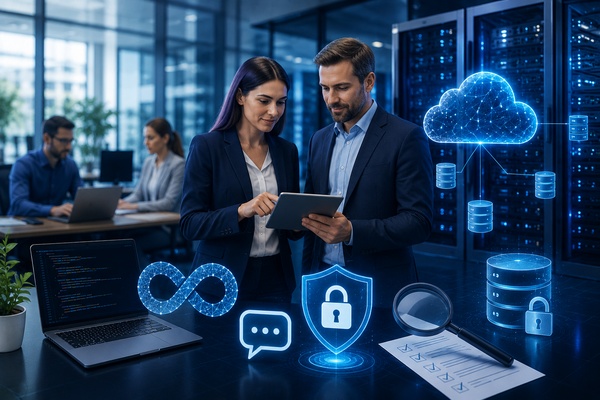 Надёжный ИТ-партнёр для изменений вашего бизнеса: DevOps, облачные решения, тестирование, чат-боты и защита данных
