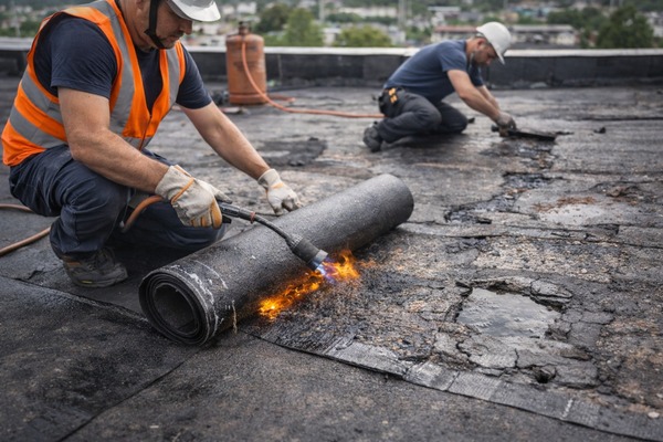 Ремонт кровли: ремонт наплавляемой кровли