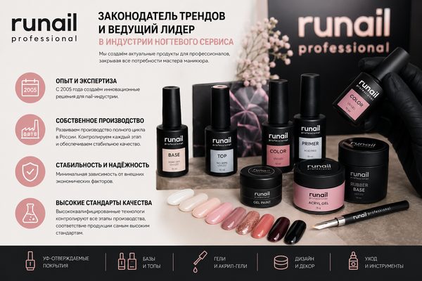 Runail Professional: как формируется лидерство в индустрии ногтевого сервиса и почему производственный подход становится ключевым фактором качества