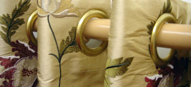 Как правильно выбрать люверсы для штор?