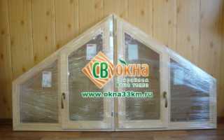 Обычные деревянные окна со стеклом